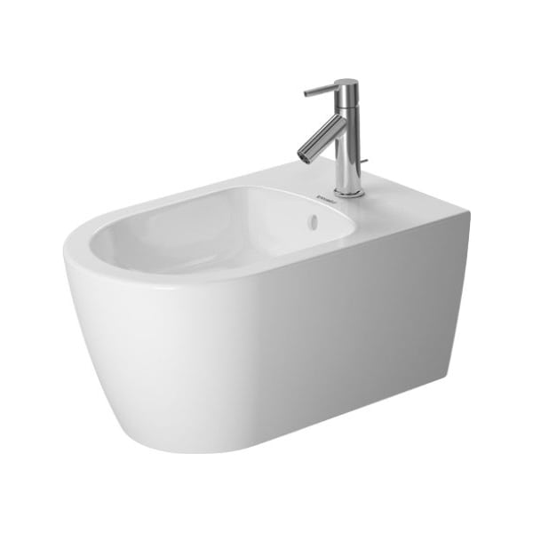 Bidet Wm 22" Me By Starck w/Overflow+FaucetDeck, 1 Hole Wh